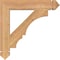 Ekena Millwork Balboa Arts & Crafts Smooth Bracket, Western Red Cedar, 3 1/2"W x 22"D x 22"H BKT04X22X22BOA03SWR - alternate 2